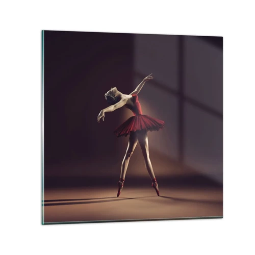 Impression sur verre - Image sur verre - Une danseuse étoile - 60x60 cm