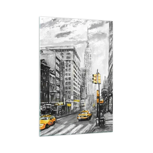 Impression sur verre - Image sur verre - Une histoire new-yorkaise - 70x100 cm