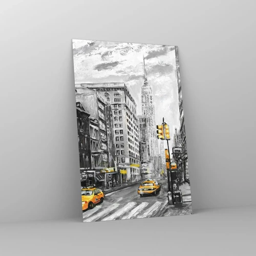 Impression sur verre - Image sur verre - Une histoire new-yorkaise - 80x120 cm