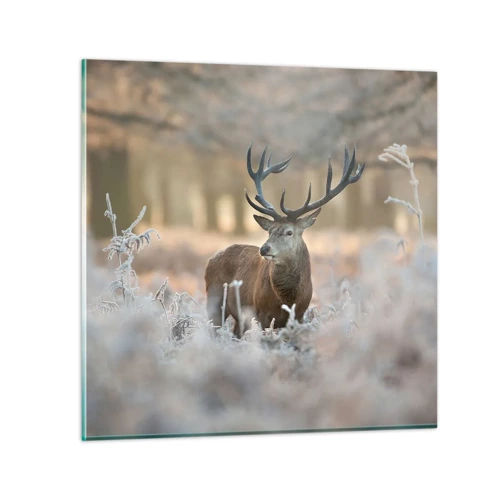 Impression sur verre - Image sur verre - Une matinée animée - 30x30 cm