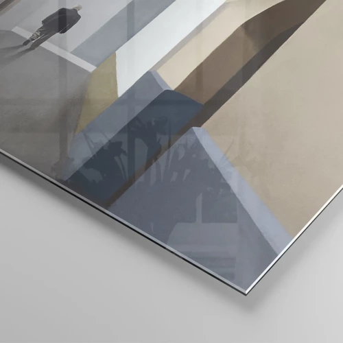 Impression sur verre - Image sur verre - Une promenade ensoleillée - 100x70 cm