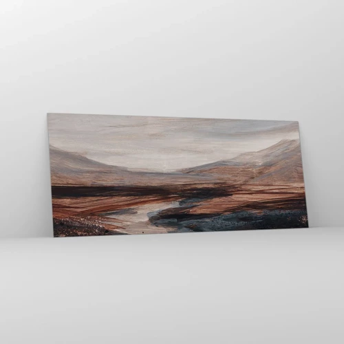 Impression sur verre - Image sur verre - Une vallée tranquille - 120x50 cm