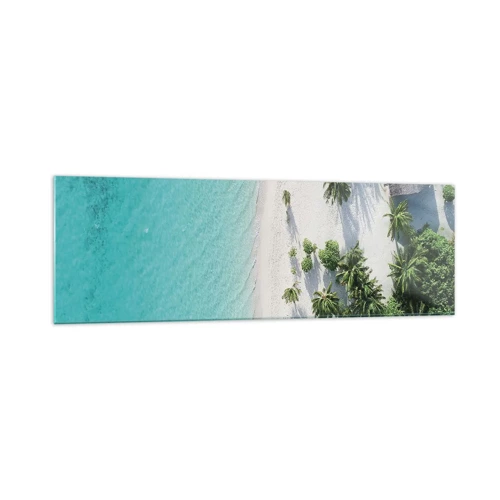 Impression sur verre - Image sur verre - Vacances au paradis - 160x50 cm