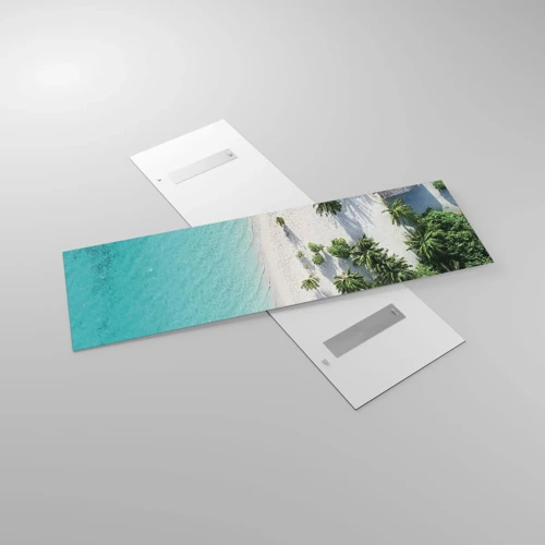 Impression sur verre - Image sur verre - Vacances au paradis - 160x50 cm
