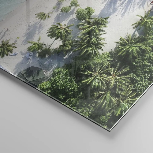 Impression sur verre - Image sur verre - Vacances au paradis - 70x70 cm