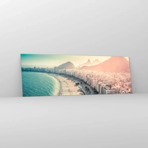 Impression sur verre - Image sur verre - Vacances éternelles à Rio - 90x30 cm