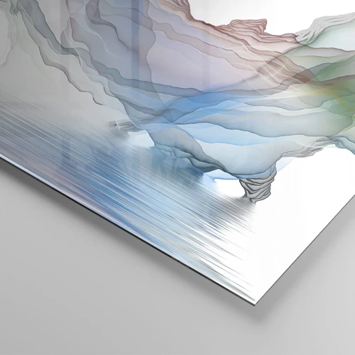 Impression sur verre - Image sur verre - Vers les montagnes de cristal - 60x60 cm