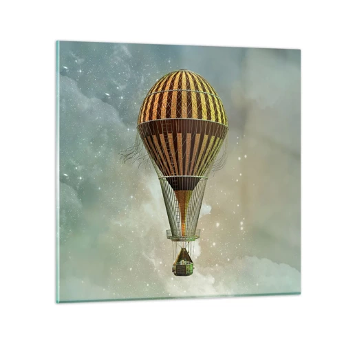 Impression sur verre - Image sur verre - Vols pionniers - 30x30 cm