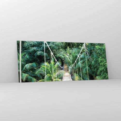 Impression sur verre - Image sur verre - Welcome to the jungle! - 100x40 cm