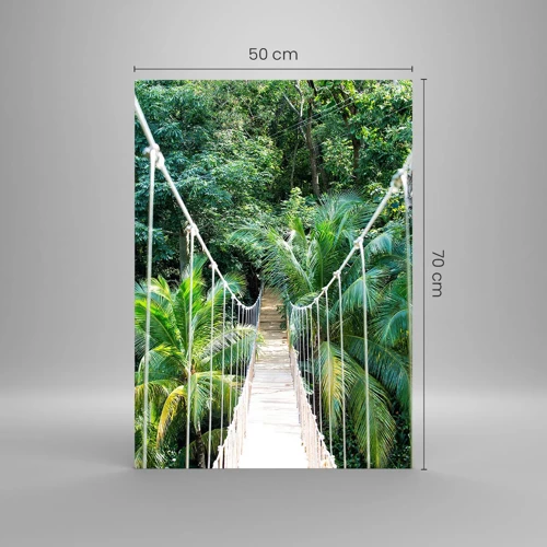 Impression sur verre - Image sur verre - Welcome to the jungle! - 50x70 cm