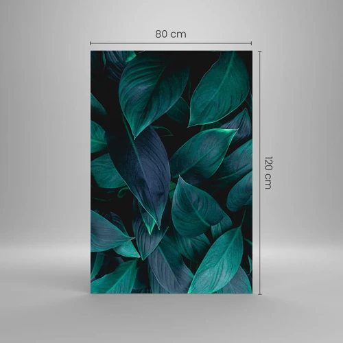 Impression sur verre - Image sur verre - le vert lui-même - 80x120 cm