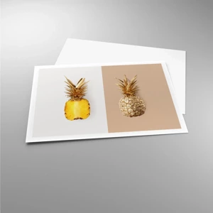 Affiche - Poster - Ananas pour nous - 100x70 cm