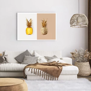 Affiche - Poster - Ananas pour nous - 100x70 cm