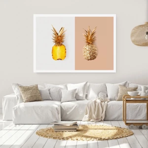 Affiche - Poster - Ananas pour nous - 100x70 cm