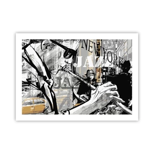 Affiche - Poster - Au rythme de New York - 70x50 cm