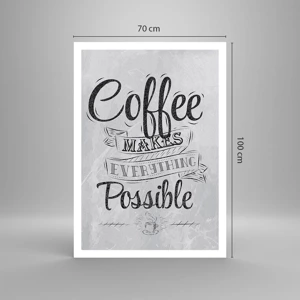 Affiche - Poster - Comment ne pas aimer le café maintenant - 70x100 cm