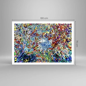 Affiche - Poster - Goutte de vitrail - 100x70 cm