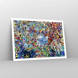 Affiche - Poster - Goutte de vitrail - 100x70 cm