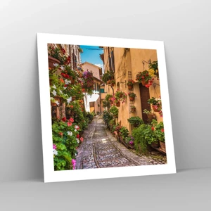 Affiche - Poster - Ruelle italienne - 50x50 cm