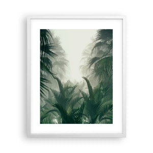 Affiche dans un cadre blanc - Poster - Secret tropical - 40x50 cm