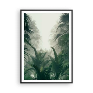 Affiche dans un cadre noir - Poster - Secret tropical - 70x100 cm