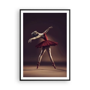 Affiche dans un cadre noir - Poster - Une danseuse étoile - 70x100 cm