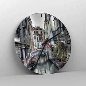 Horloge murale - Pendule murale - Pendant des siècles dans une réflexion silencieuse - 40x40 cm