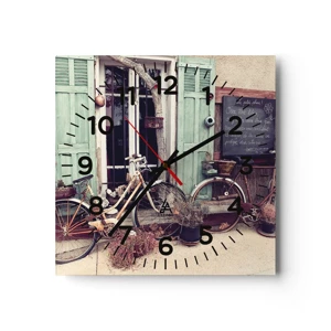 Horloge murale - Pendule murale - Que la province vive - 30x30 cm