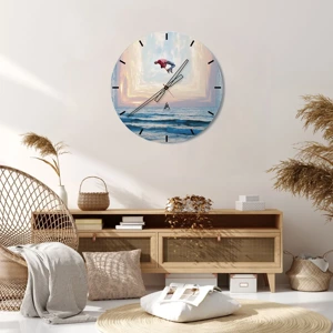 Horloge murale - Pendule murale - Vers une autre dimension - 40x40 cm