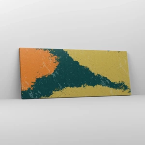 Impression sur toile - Image sur toile - Abstraction – mouvement lent - 100x40 cm