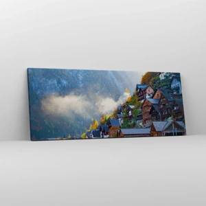 Impression sur toile - Image sur toile - Ambiance alpine - 100x40 cm