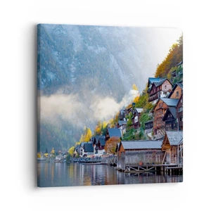 Impression sur toile - Image sur toile - Ambiance alpine - 30x30 cm