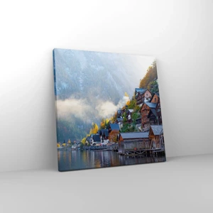 Impression sur toile - Image sur toile - Ambiance alpine - 30x30 cm