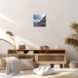 Impression sur toile - Image sur toile - Ambiance alpine - 30x30 cm