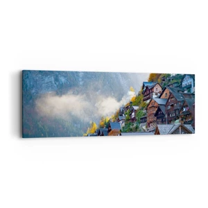 Impression sur toile - Image sur toile - Ambiance alpine - 90x30 cm