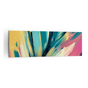 Impression sur toile - Image sur toile - Composition – une explosion de joie - 160x50 cm