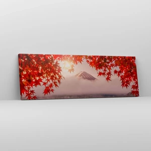 Impression sur toile - Image sur toile - Dans le climat japonais - 90x30 cm