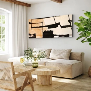 Impression sur toile - Image sur toile - De l’ordre malgré tout - 100x40 cm