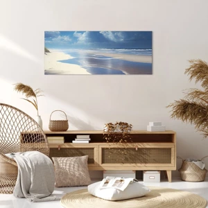 Impression sur toile - Image sur toile - Des vacances paradisiaques - 100x40 cm