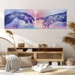 Impression sur toile - Image sur toile - Divine étincelle de vie - 160x50 cm