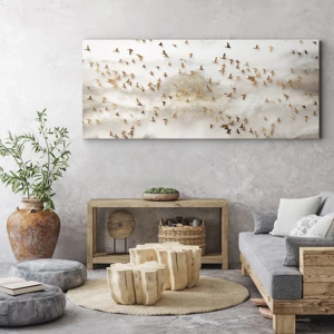 Impression sur toile - Image sur toile - Il est l'heure… - 100x40 cm