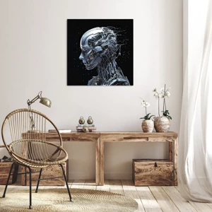 Impression sur toile - Image sur toile - La technologie est une femme - 60x60 cm