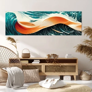 Impression sur toile - Image sur toile - Le rêve d'un surfeur - 160x50 cm