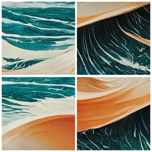 Impression sur toile - Image sur toile - Le rêve d'un surfeur - 160x50 cm