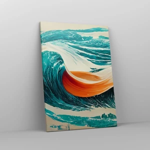 Impression sur toile - Image sur toile - Le rêve d'un surfeur - 50x70 cm