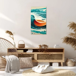 Impression sur toile - Image sur toile - Le rêve d'un surfeur - 55x100 cm