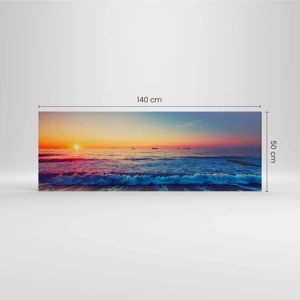 Impression sur toile - Image sur toile - Mais quel horizon ? - 140x50 cm