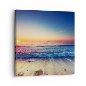 Impression sur toile - Image sur toile - Mais quel horizon ? - 30x30 cm