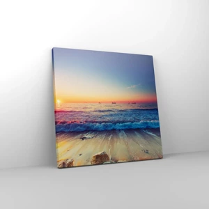 Impression sur toile - Image sur toile - Mais quel horizon ? - 30x30 cm