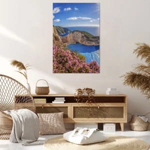 Impression sur toile - Image sur toile - Mes super vacances grecques - 80x120 cm